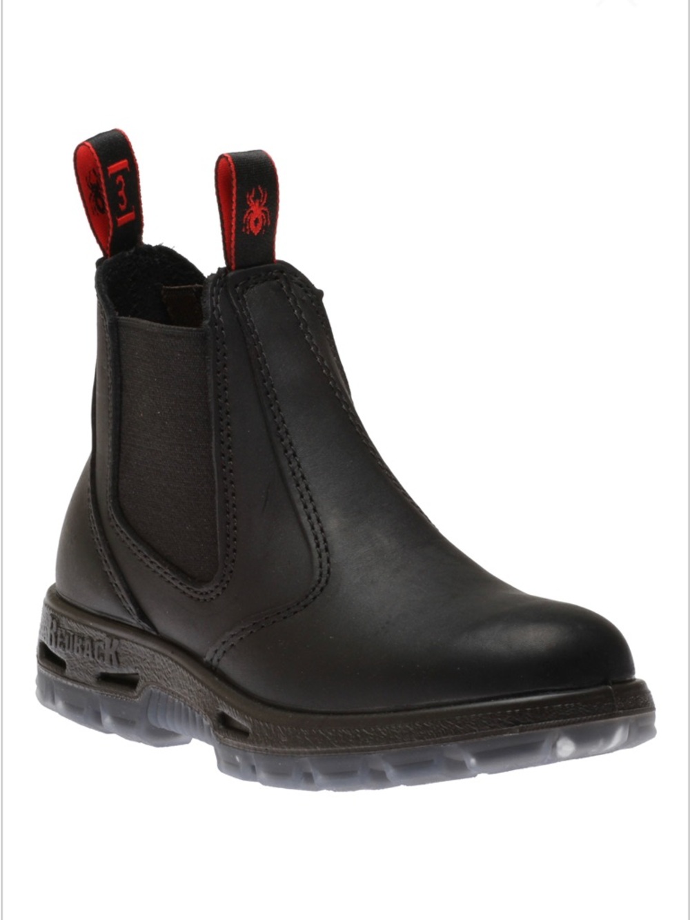 Redback Boots Australia Bobcat Black Leather Chelsea Boots